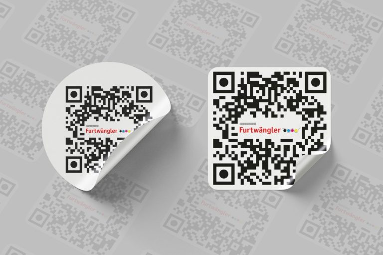 Aufkleber, Sticker, QR-Code